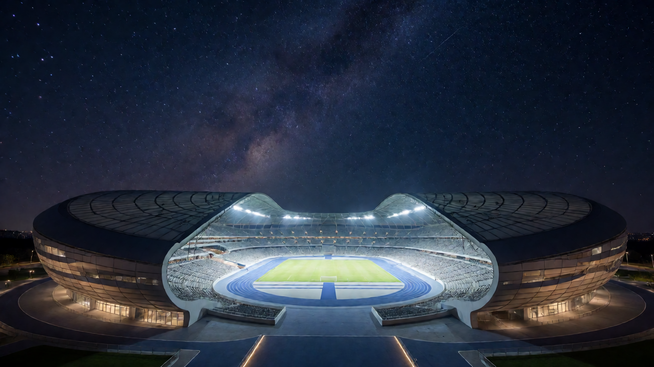 星空综合体育官网首屏，展示大型体育场馆全景